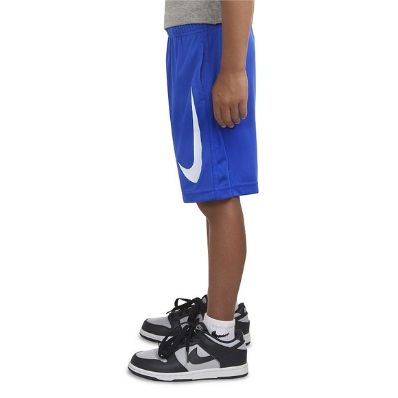 Nike Dri-Fit Boys NWT Cool Grey Swoosh Elastic Waistband Shorts Size 7/Large - Picture 4 of 9